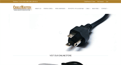Desktop Screenshot of cablemasterpowercords.com