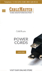 Mobile Screenshot of cablemasterpowercords.com